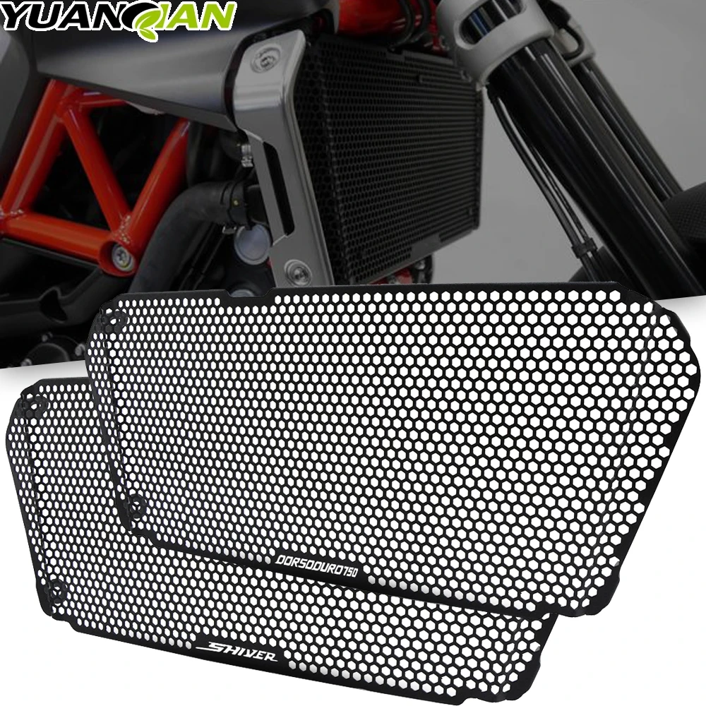 

Radiator Guard Fit For Aprilia Dorsoduro 750 Shiver 900 Shiver SL 750 Radiator Grille Protector Cover CNC Motorbike Accessories