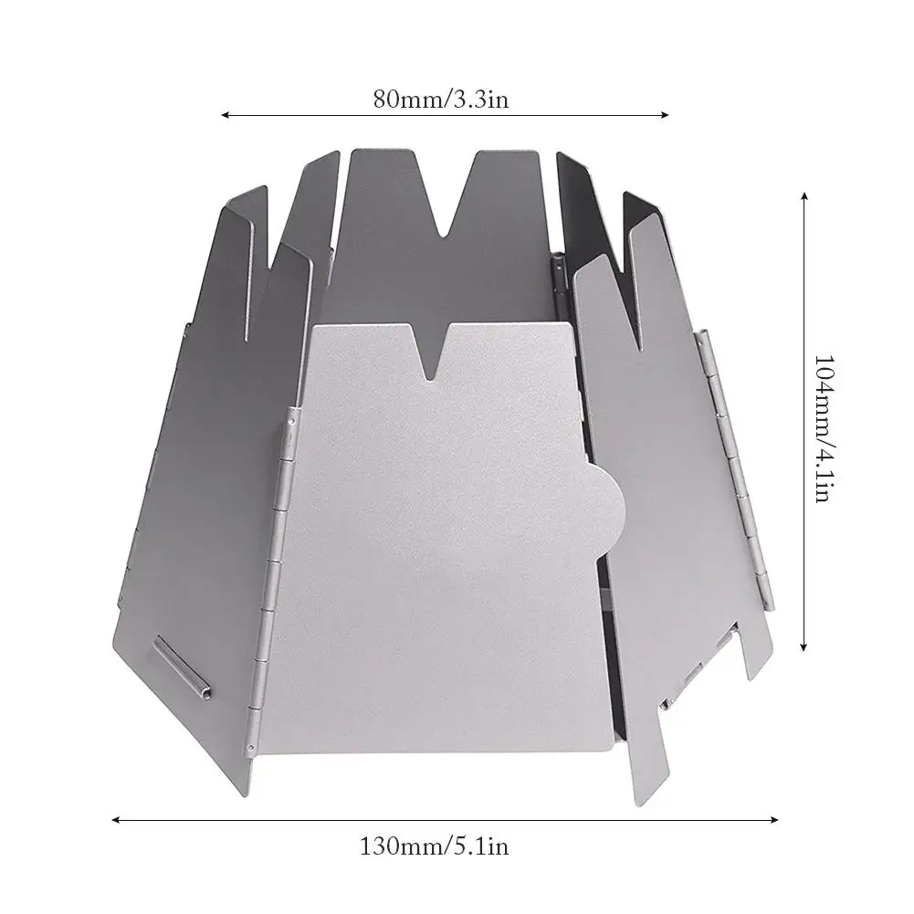 Портативная Складная мини горелка для кемпинга пикника готовки барбекю