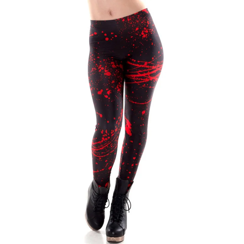 

New Sexy Blood Deer 3D Prints Women Girls Elastic Fitness Gym Sport Workout Leggings Yoga Pants Dropshipping Sweatpants