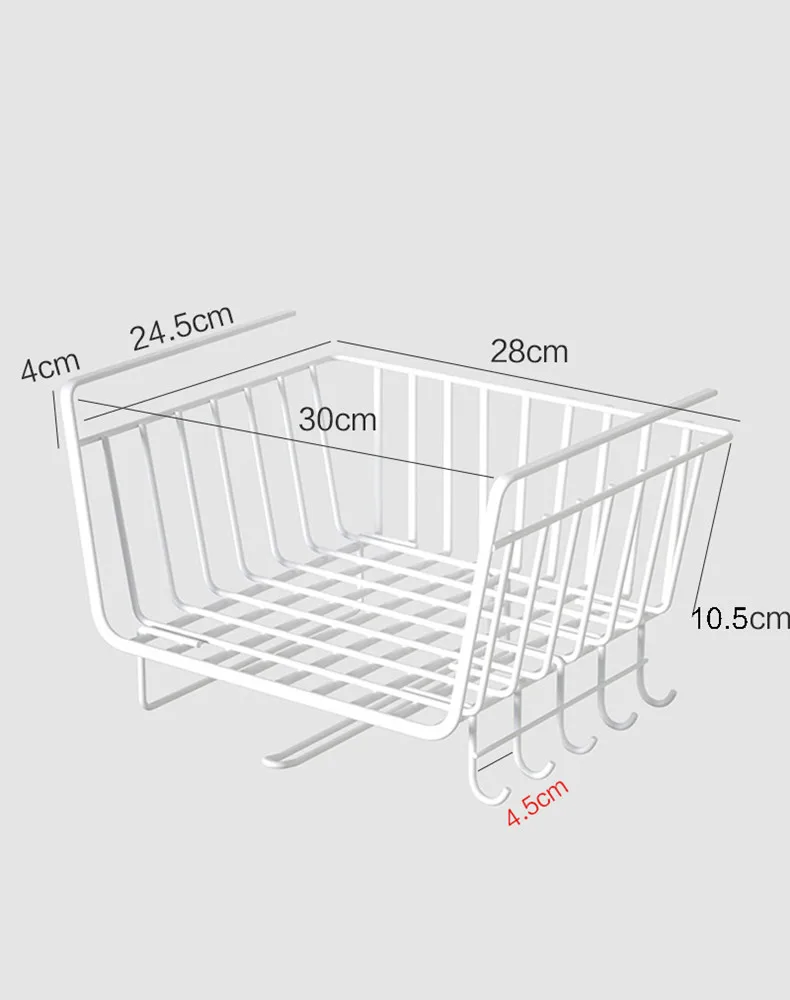 

Office Metal Storage Shelves Wall-mounted Punch Free Kitchen Shelf Bathroom Storage Basket Bedroom Storage Racks Household Items