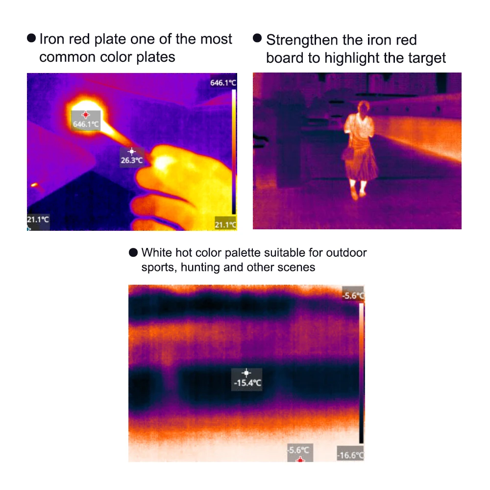 

DP-22 Infrared Thermal Imager Handheld Industrial Thermal Imager USB Infrared Thermometer with 5000mAH Battery 320 X 240 Pixels