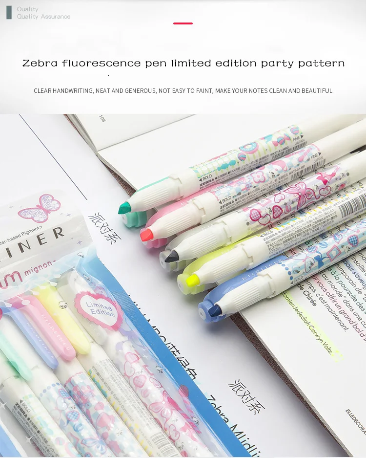 1 шт. ZEBRA mildliner десерт кантри хайлайтер креативная Студенческая бабочка флуоресцентная ручка kawaii пуля школьный журнал поставки