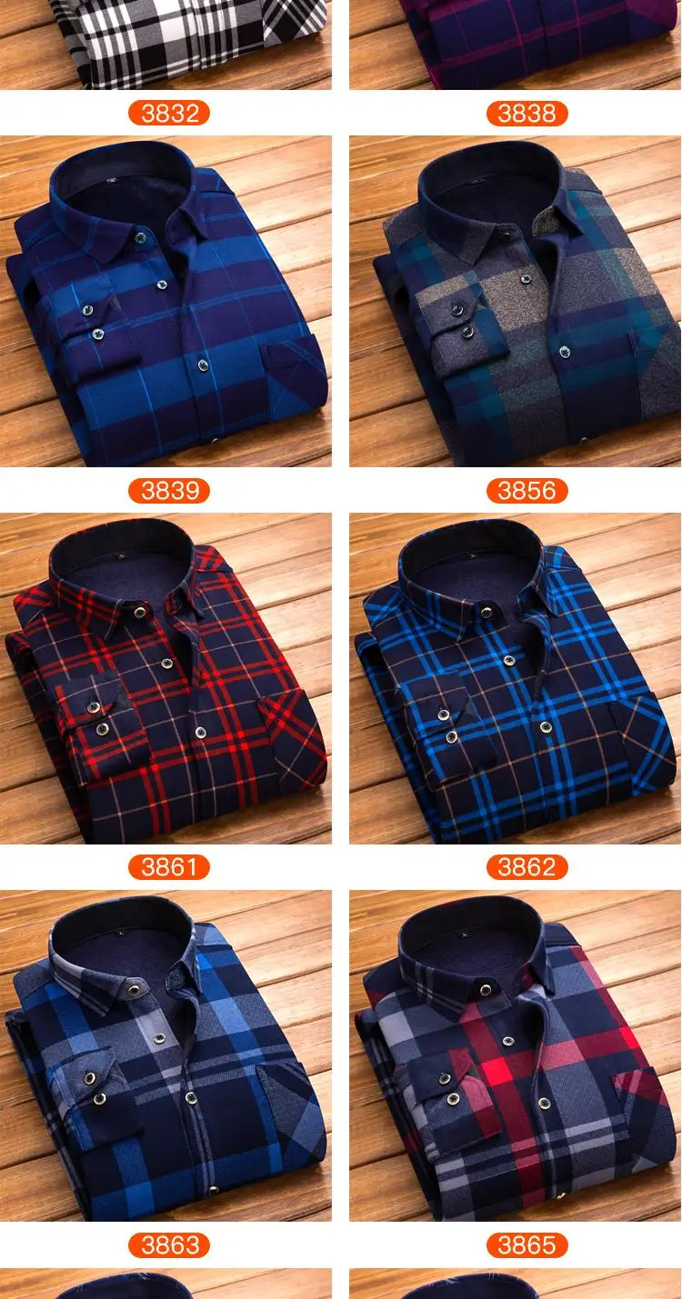 Camisa Social Masculina, мужская рубашка,, зимняя, длинный рукав, в клетку, толстая, теплая, флисовая рубашка, модная, мягкая, повседневная, фланелевая рубашка