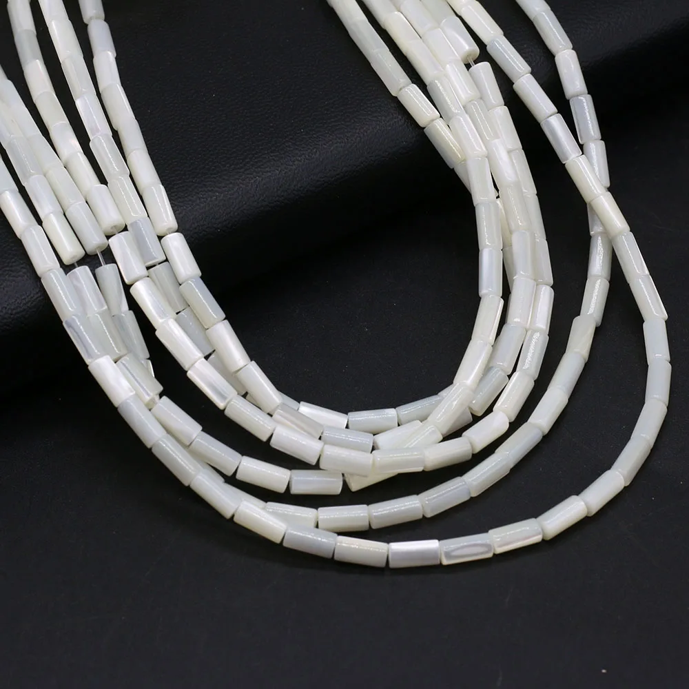 

Natural Freshwater White Shell Beads Handmade Crafts DIY Necklace Bracelet Anklet Jewelry Accessories Exquisite Gift Making