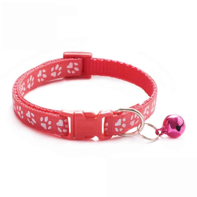 Ошейник Collier Pour Chiot для кошек ожерелье Для ошейник с колокольчиком милый Принт