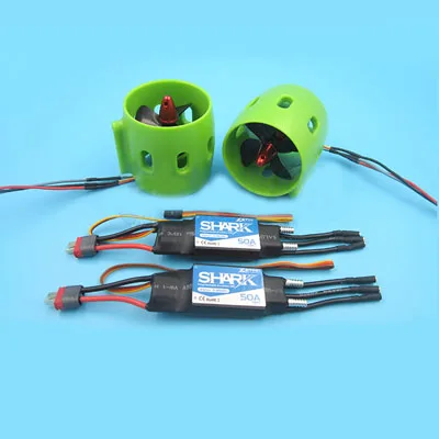 1pair w Dual 50A ESC ROV 12-24V бесщеточный двигатель Подводное Подруливающее устройство с 30A/50A ESC 60 мм пропеллером CW CCW для RC рыболовной приманки Запчасти для лодки - Цвет: 1pair w Dual 50A ESC