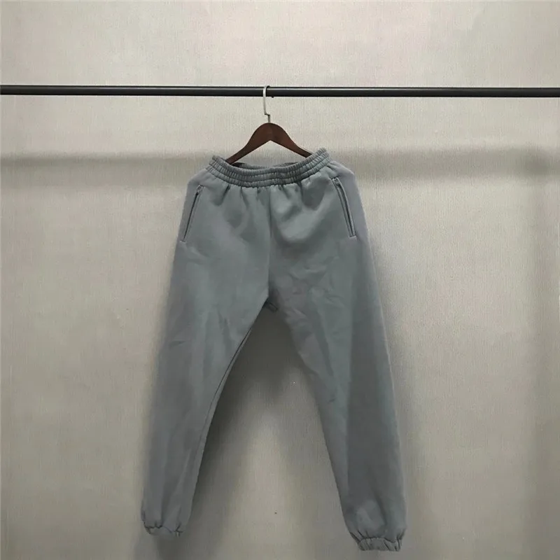 Мужские спортивные брюки Kanye West сезон 6 женские 1:1 Кардашьян бархатные