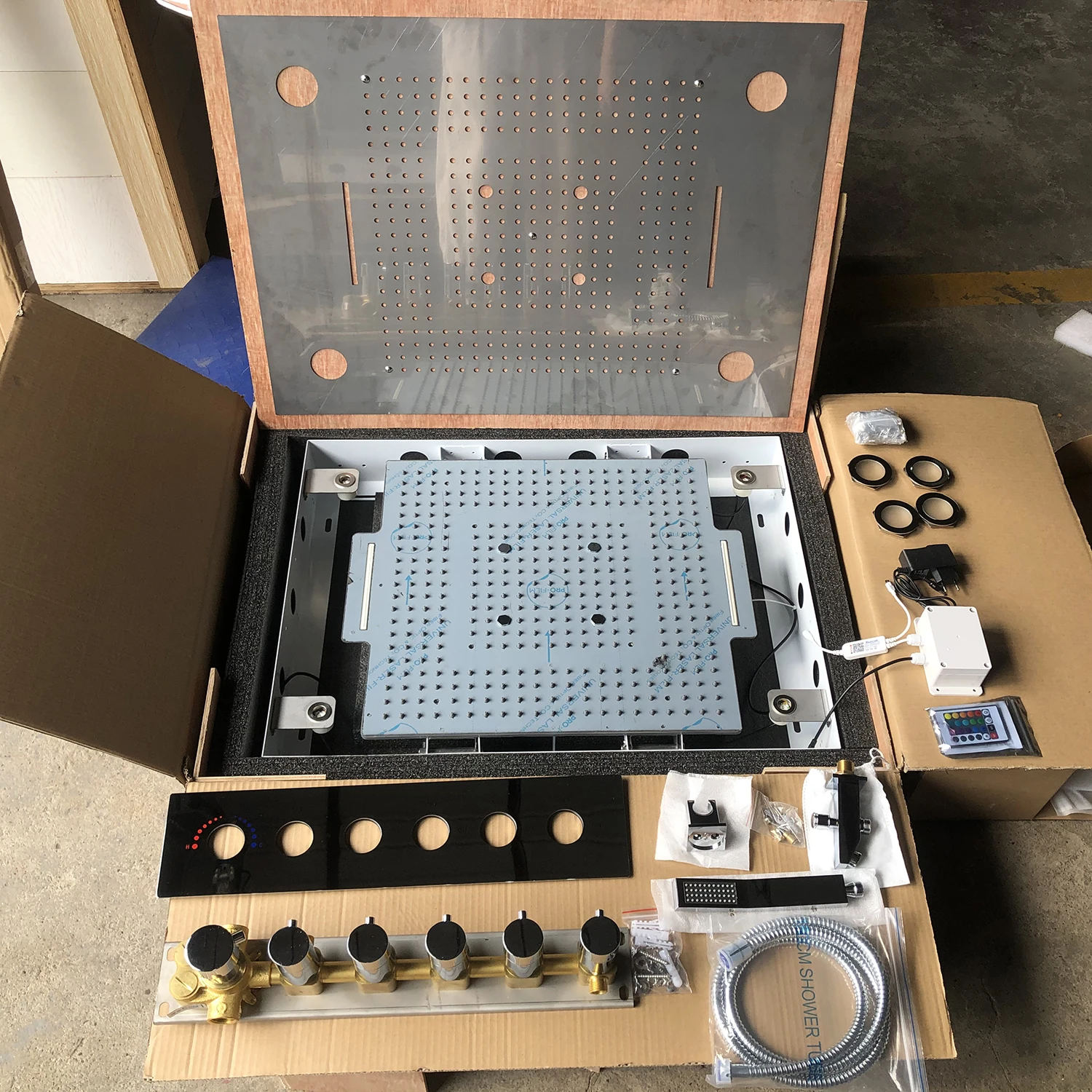 Роскошный стильный современный дизайн душевая система для ванны спа массажный