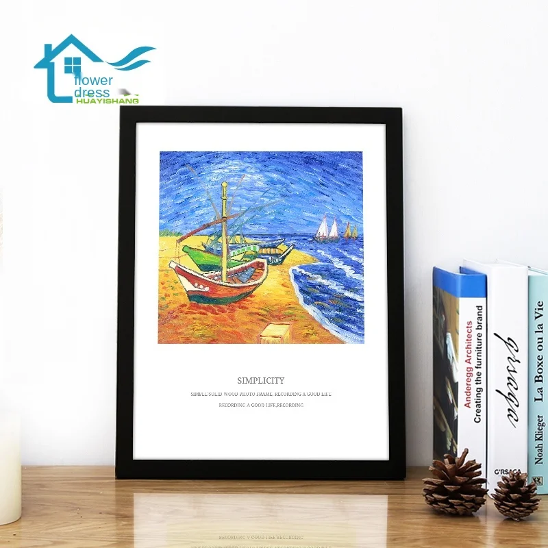 

TT Solid Wood Wall-Mounted Picture Frame 16-Inch 20 Picture Frame Mounting A3 4K Open 8K Puzzle Frame 24 Poster Frame