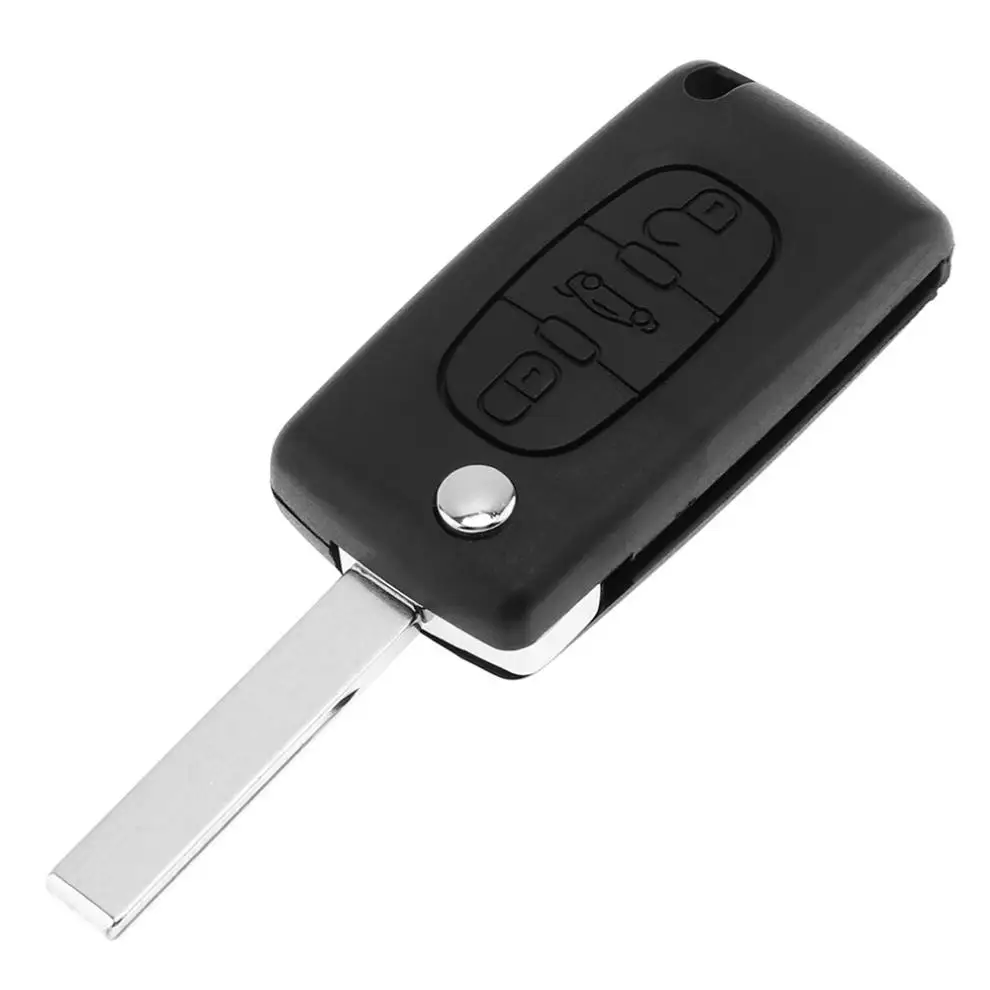 433 МГц 3 кнопки без ключа дистанционный брелок ID46 Chip и HU83 Blade CE0536 для Citroen C3 C4 C5