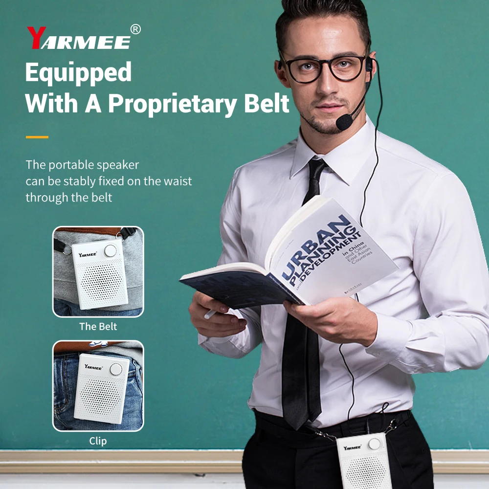 Profession Portable Wired Microphone Voice Amplifier Audio Speaker For Teaching Lecture Tour Guide Promotion Loudspeaker | Электроника
