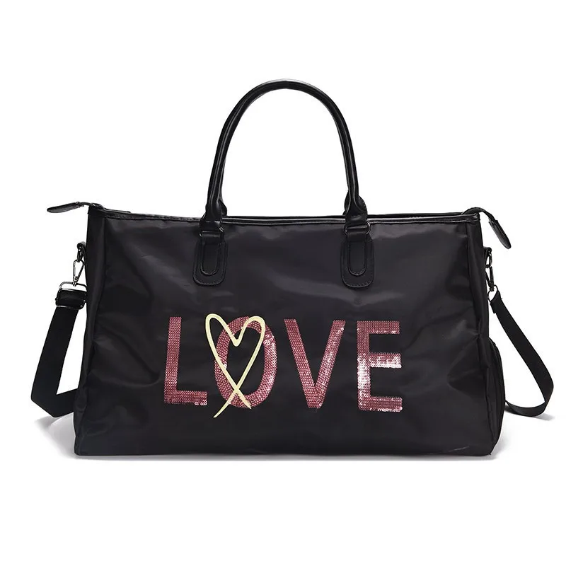 Портативная дорожная сумка, мужская и женская сумка через плечо, дорожная сумка с надписью, багажная сумка большой вместимости, водонепрони...