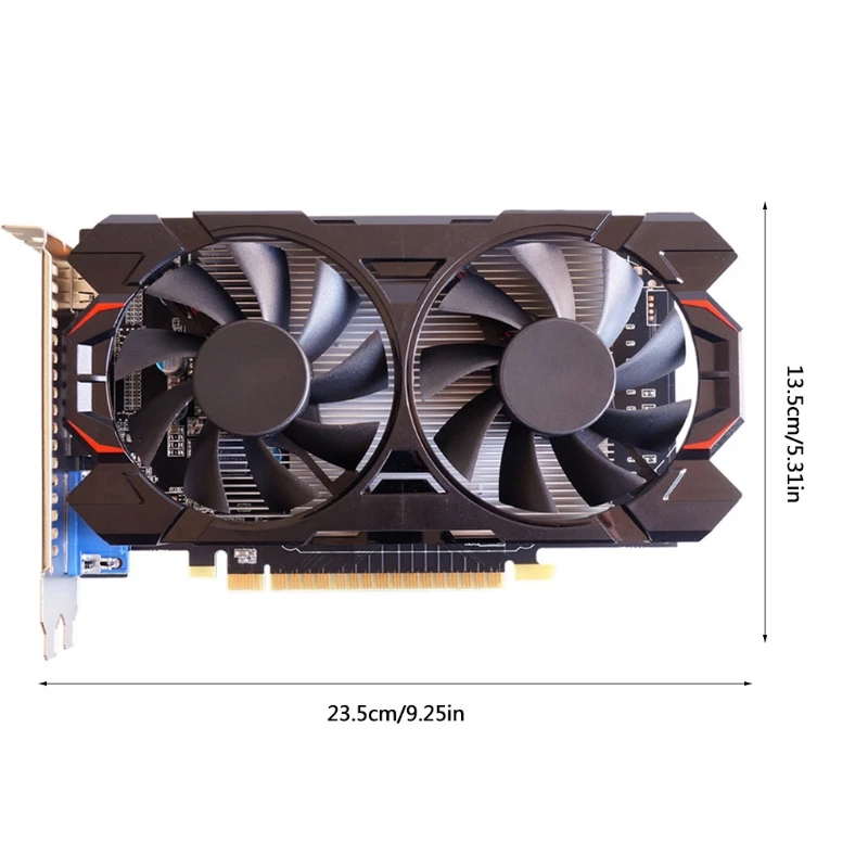 

Portable GTX650Ti 4GB GDDR5 128 Bit Direct Gaming Graphics Card PCI Express 2.0 16X with Twin Cooling Fan for games