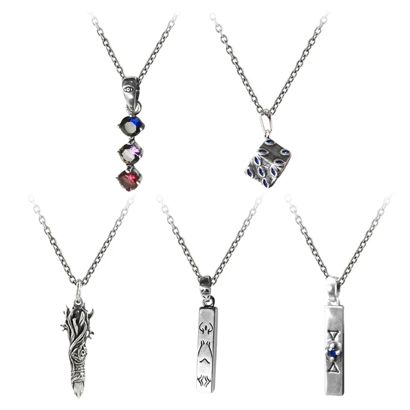 

Anime Jujutsu Kaisen Necklace Satoru Key Pendant Chain Choker Yuji Itadori Necklaces