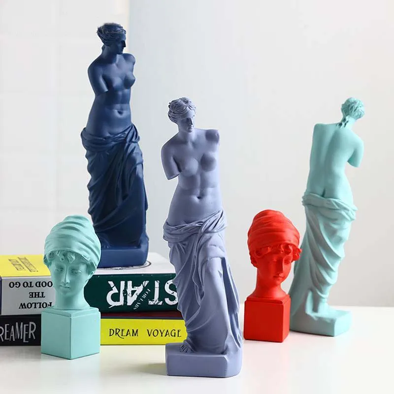 Скандинавский Декор для дома скульптура из смолы украшение комнаты модель