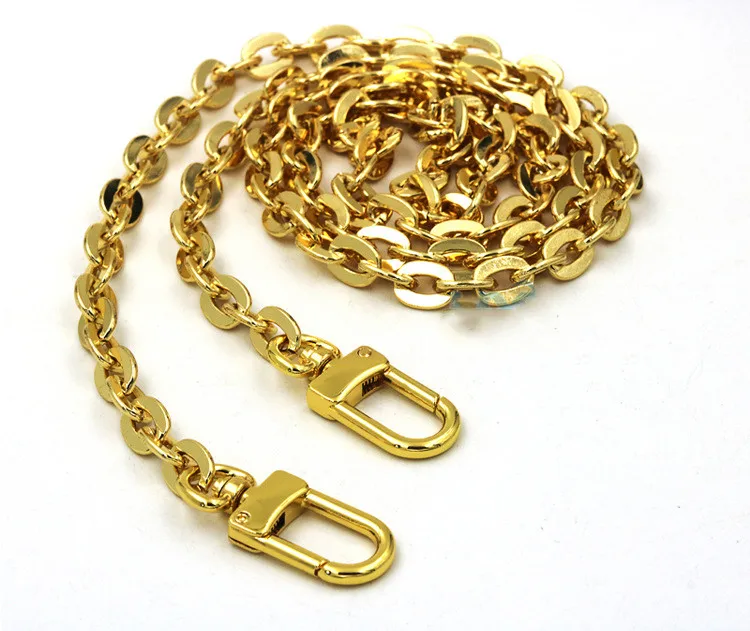 

8mm O Shape DIY New Fashion Woman Handbag Accessory Metal Chain Detachable Luxury Strap Women Clutch Shoulder Purse Chain Handle