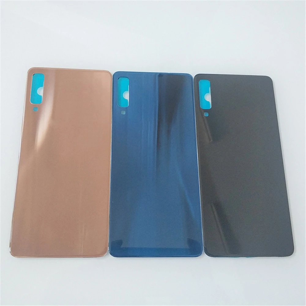 Задняя крышка батарейного отсека для Samsung Galaxy A7 2018 A750 Case A750F SM задняя стеклянная