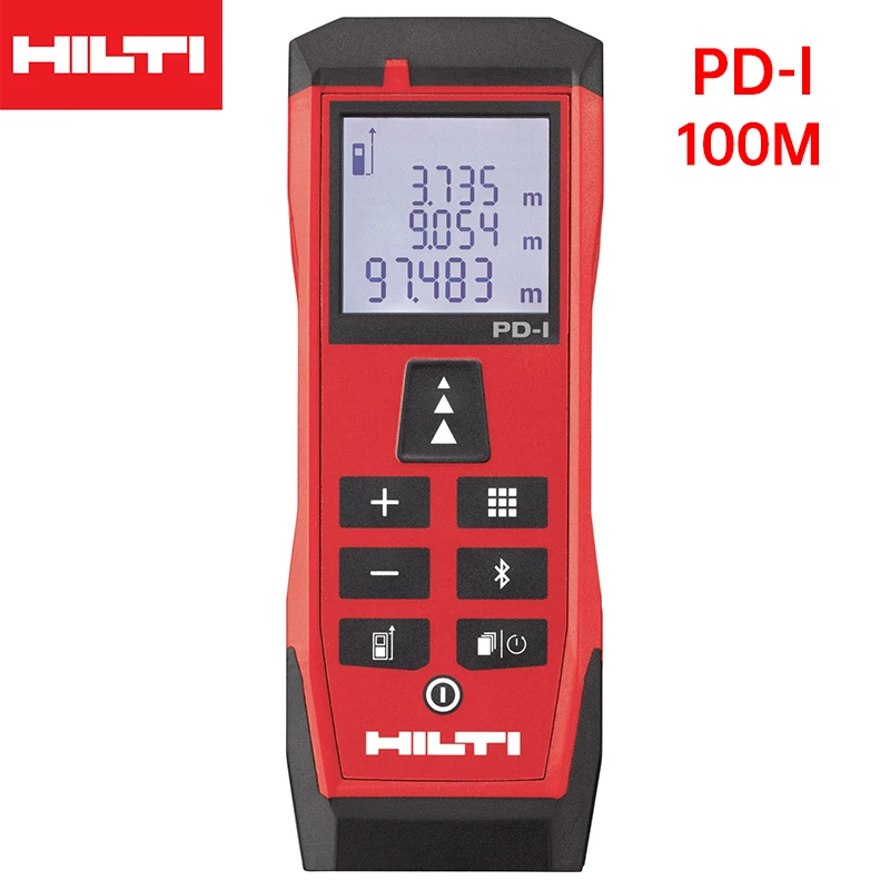 

HILTI PD-I Laser Distance Meter Rangefinder Range Finder Hunting Digital Handheld 100m Tape Measure Tool Area Laser Rangefinder