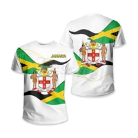 tessffel jamaica lion emblem summer new fashion 3d print tops tee tshirt men women short sleeve t shirt streetwear style 3
