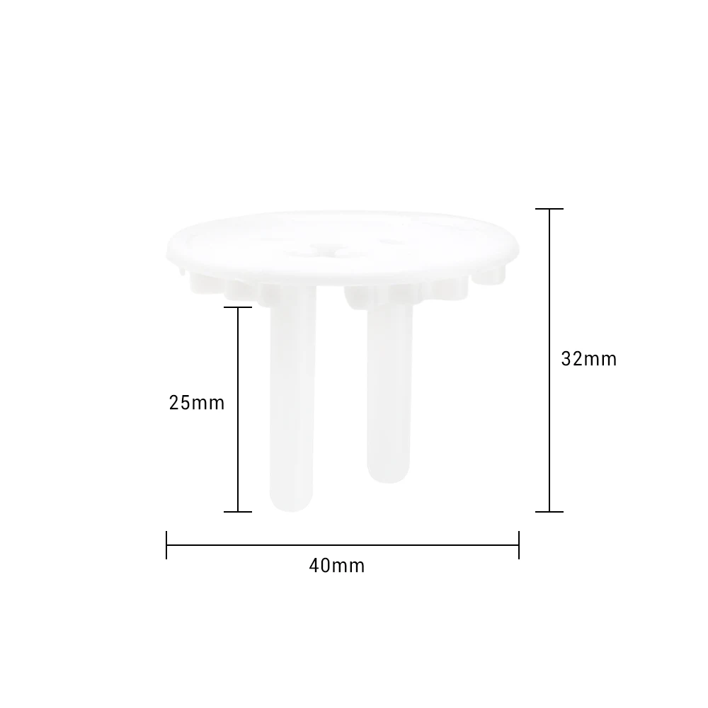 TYRY.HU 10pcs of European standard Baby Safety Child Electric Socket Outlet Plug Protection Security Two Phase Safe Lock Cover