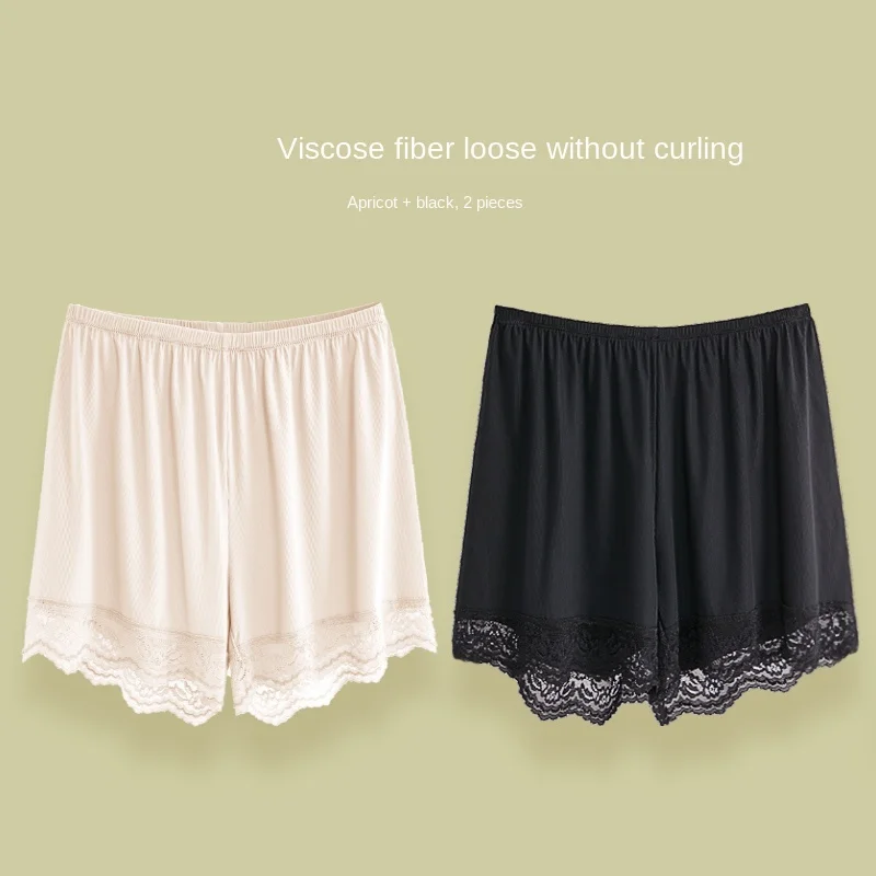 

Safety Pants Ladies Safety Non-Curling Antibacterial Crotch Summer Thin Ice Silk Seamless Safe Underwear Boxer Briefs