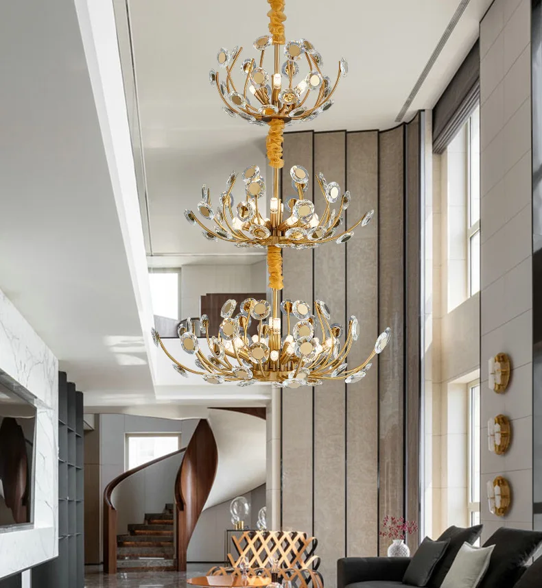 Люстра для гостиной в стиле постмодерн роскошная креативная лампа спальни