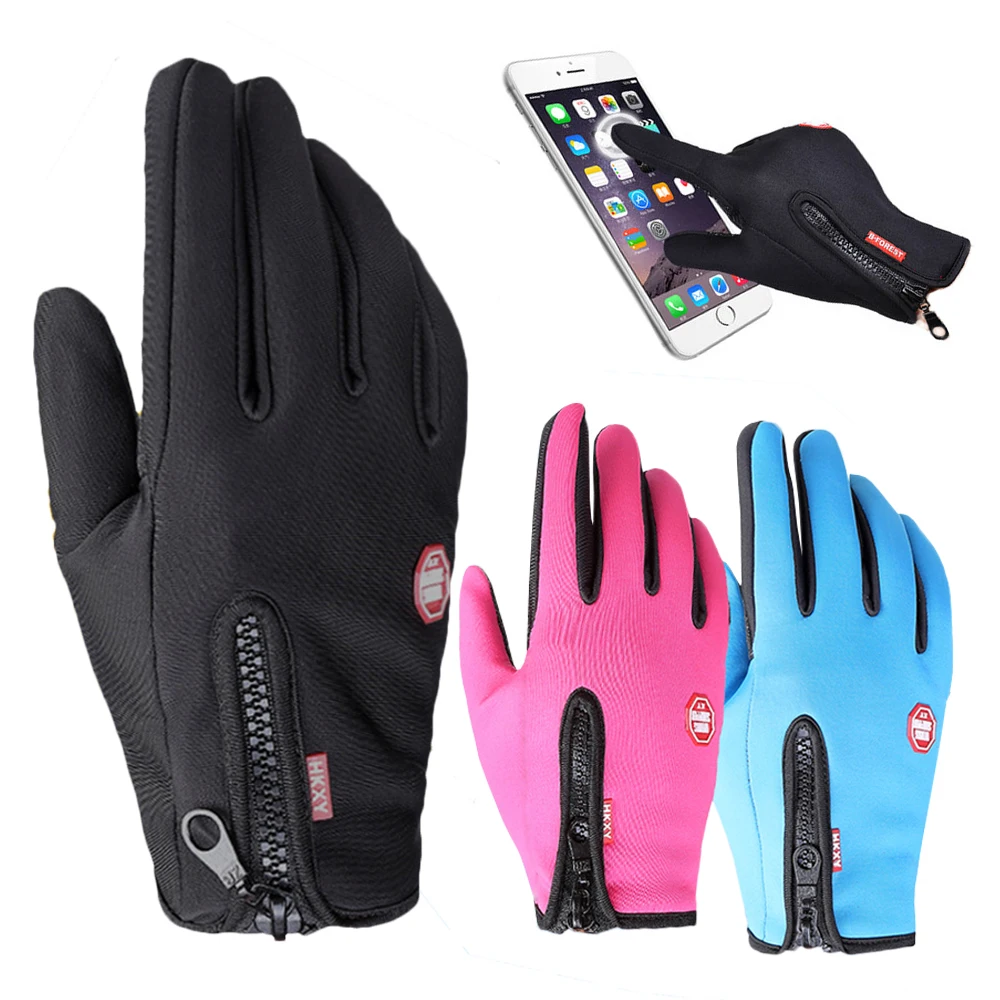 

Touchscreen Winter Thermal Warm MTB Cycling Bicycle Bike Ski Motorcycle Gloves Sports Full Finger Outdoor Camping Hiking Unisex