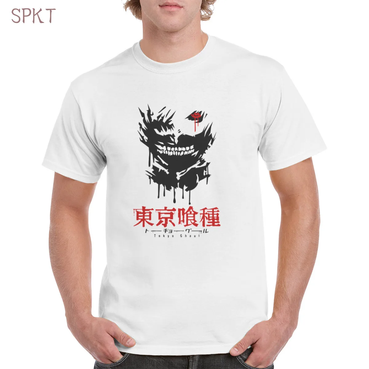 

Токийский Гуль Кен канеки Токийский Гуль 100% хлопок футболка Топ Харадзюку Эстетическая футболка оверсайз одежда для женщин/мужчин