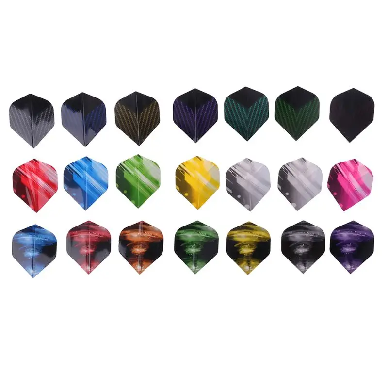 21 шт. прочный Стандартный Тонкий ПЭТ Дротика Перелёты листья стабильный