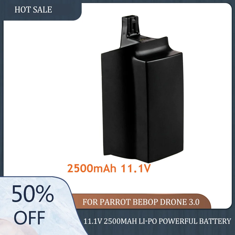 

Большая Акция 2500 мАч 11,1 В аккумулятор большой емкости для квадрокоптера Parrot Bebop Drone 3,0 перезаряжаемая батарея