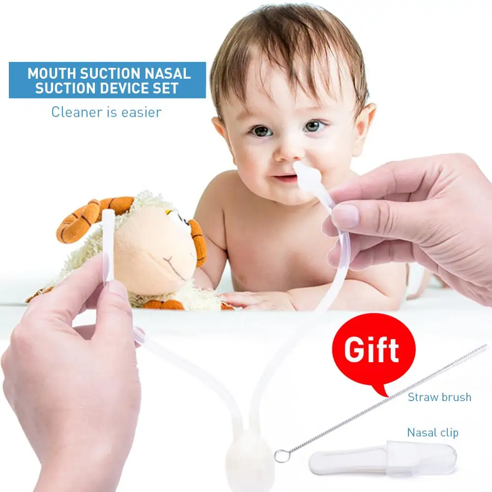 Детская очистка носа силиконовый младенческий носовой аспиратор мыть ваш нос Уход ребенка нос контейнеры для носовых ингаляторов младенческой предотвращения обратного потока аспиратор