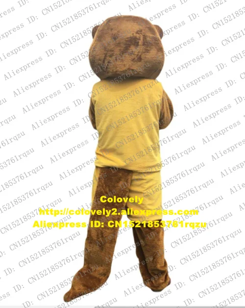 Желто коричневый костюм талисман в виде выдры лютры нутрии койпу персонажа из