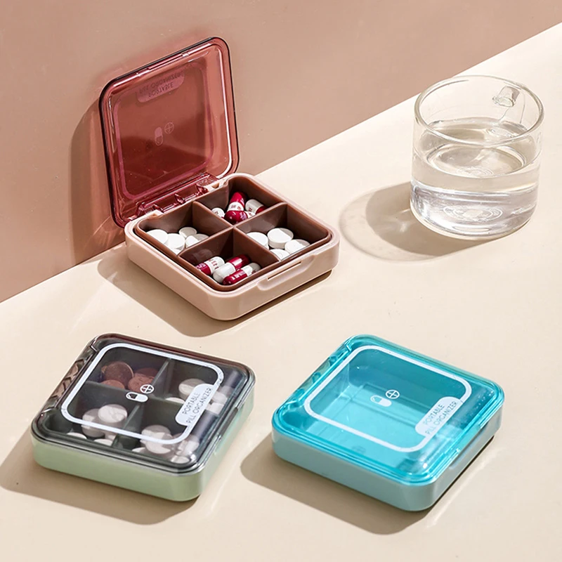 Portable Mini Pill Box Dispensed for Outdoor Travel One Week Plastic Storage | Красота и здоровье