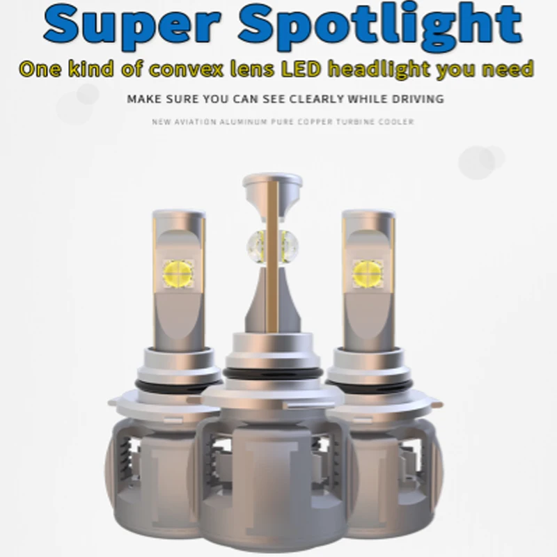 Автомобильные светодиодные лампы для светильник онарей H4 H7 120 Вт H11 Светодиодный