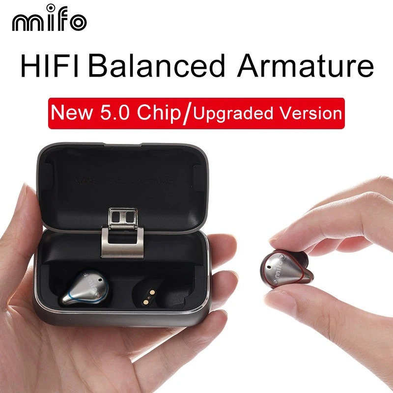 Mifo O5 Bluetooth 5 0 настоящие беспроводные наушники Сбалансированные спортивные
