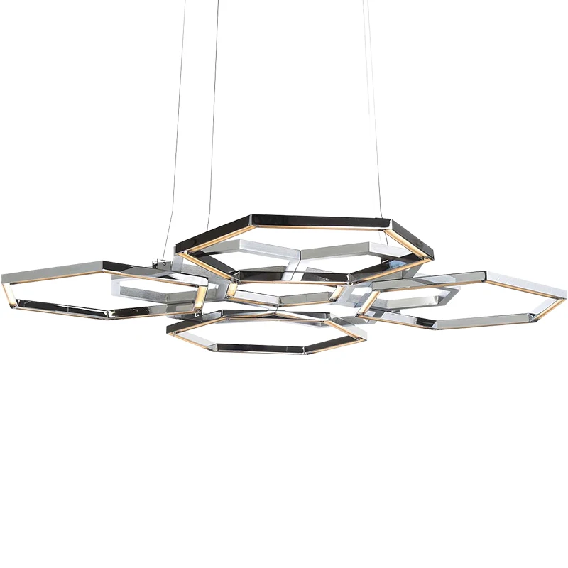 

Оригинальная креативная постмодернизированная светильник стра, роскошная люстра для гостиной, столовой, модель для комнаты, люстра из нерж...