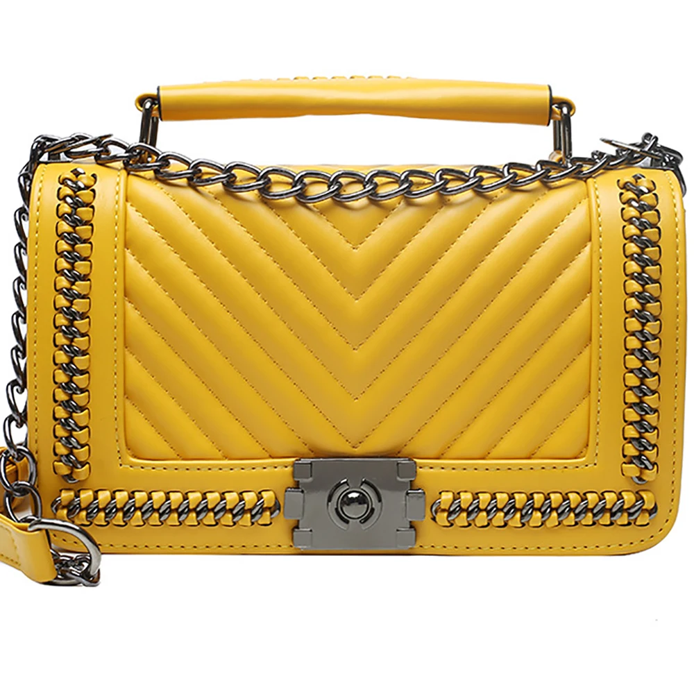 

Women New Fashion Chain Crossbody Bags Luxury Designer Shoulder Bag For Female Ladies Brand Shopper Handbags High Quality Flaps