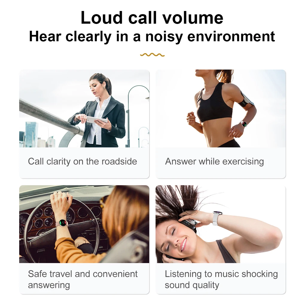 

NO-BORDERS 2020 C09 Smart Watch Women 1.19 Inch 340mAh Long Standby HD 390*390 Bluetooth Call Music Smartwatch Men PK SG3 SG2