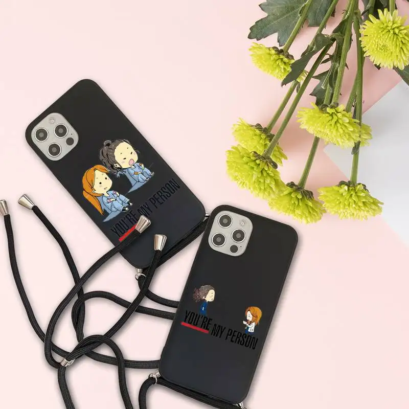 

Greys Anatomy You are my person Phone Case for iPhone 7 8 11 12 se 2020 mini pro X XS XR MAX Plus
