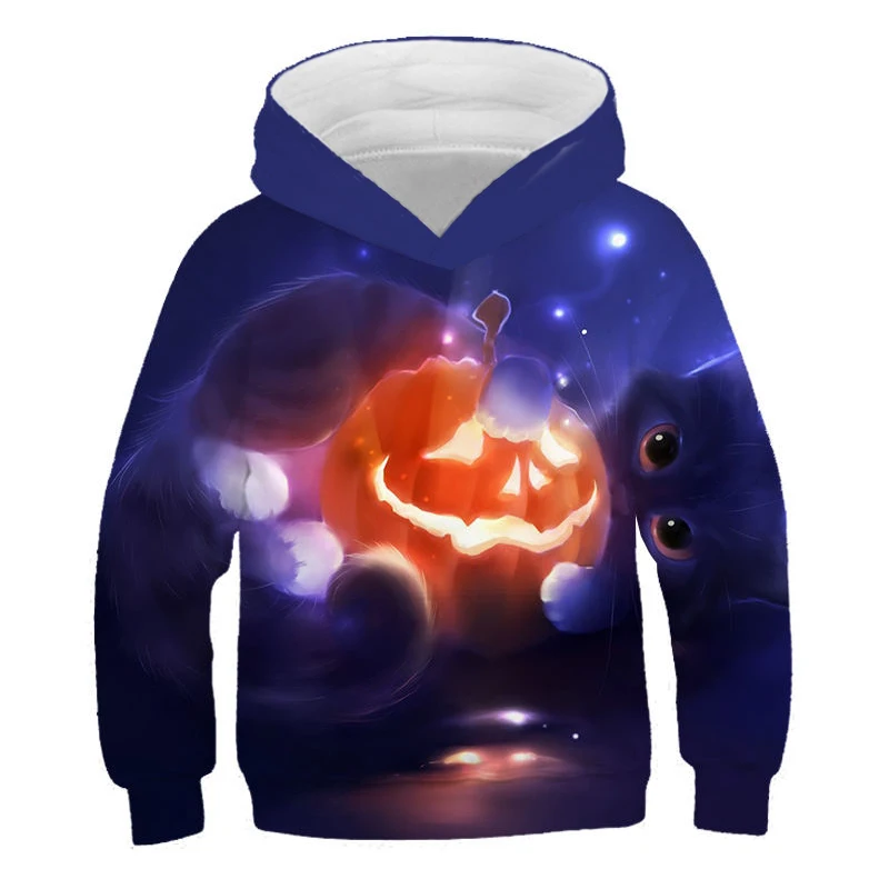 

Animals cat Boys Girls fashion print 3D Hoodies for Girls Teenagers Sweatshirt for Boys Girls 4-14 years Kids winter Hoodies