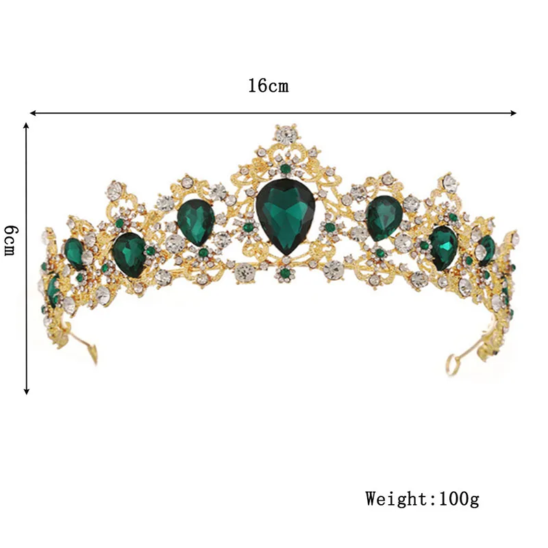 Блестящие тиары короны FORSEVEN в стиле барокко розовое золото диадемы повязка на