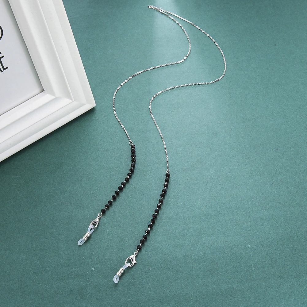 цепочка для очков Цепочка солнцезащитных Кристалл Жемчуг Бусины Очки Маска