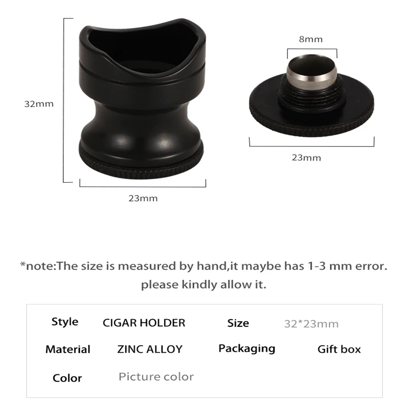 GALINER черный держатель для сигары портативные дорожные аксессуары сигар