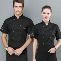 unisex adjustable long sleeve top restaurant cooking jacket kitchen hotel waiter cafe bakery chef uniforms food service overalls