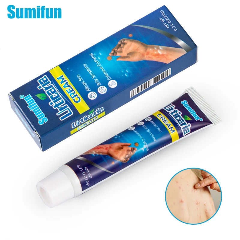 

1pcs Sumifun Urticaria Ointment Herbal Antibacterial Cream Psoriasis Treatment Itch Eczema Pain Relief Plaster Skin Care K10035