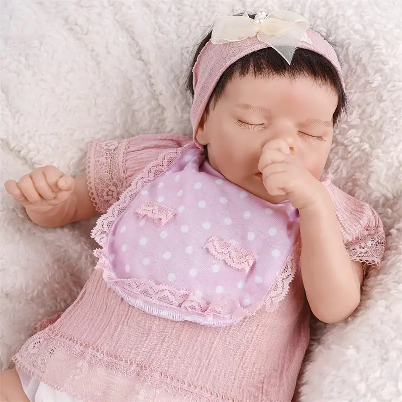 

Реборн 17 дюймов Рената спальный мешок для малышей из серии «LoL реалистичные куклы новорожденных жив винил Reborn Детские Подарочные игрушки дл...