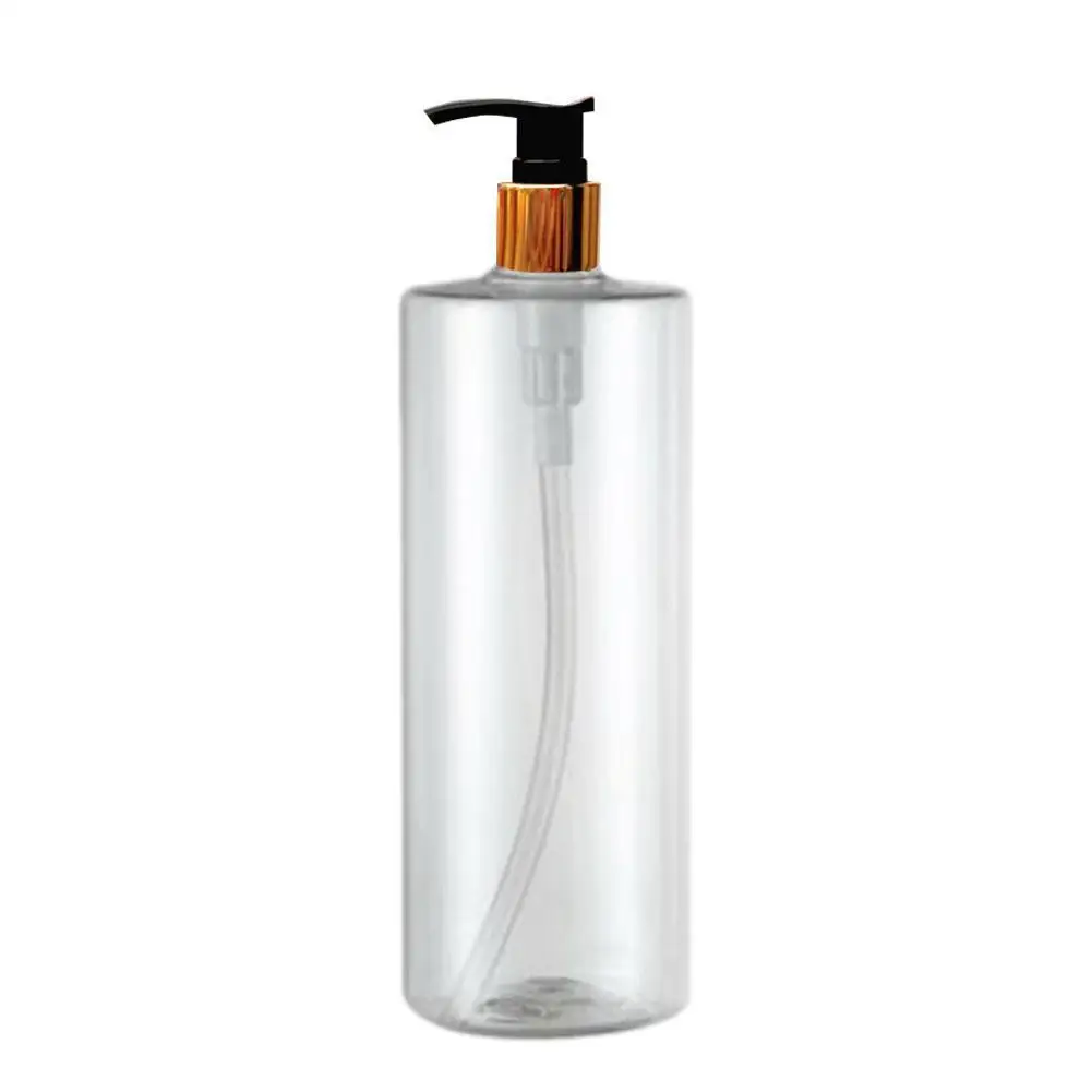

500ml Flat Shoulder PET Plastic Bottle Lotion Press 1pc Pump Only Bottle Thread Bottle L-shaped ( ) Bottle Head Shampoo B4P7