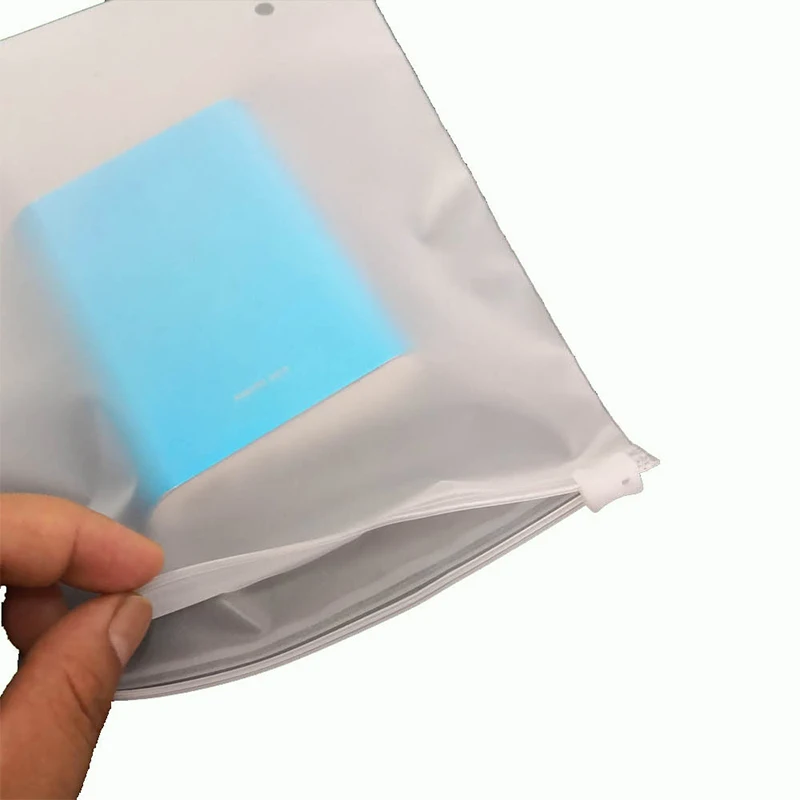 Ziplock Сумки матовая пластиковая упаковка мешок футболки/одежда/обувь/макияж сумка