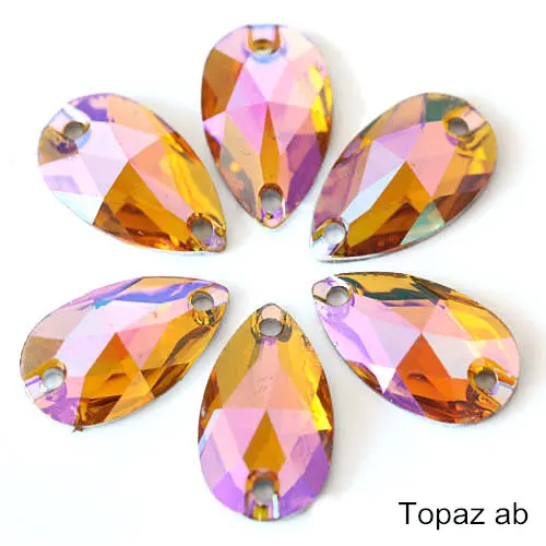 Topaz AB Стразы - Цвет: Topaz AB