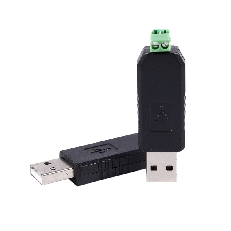 2 шт. преобразователь интерфейса USB в RS485 RS-485 последовательный адаптер